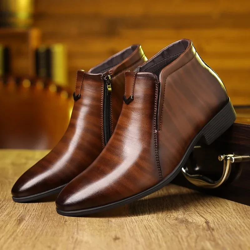 Lüks Erkek Botları Moda Yüksek - Men Formal Wear With Boots incelemesi ve fiyatı