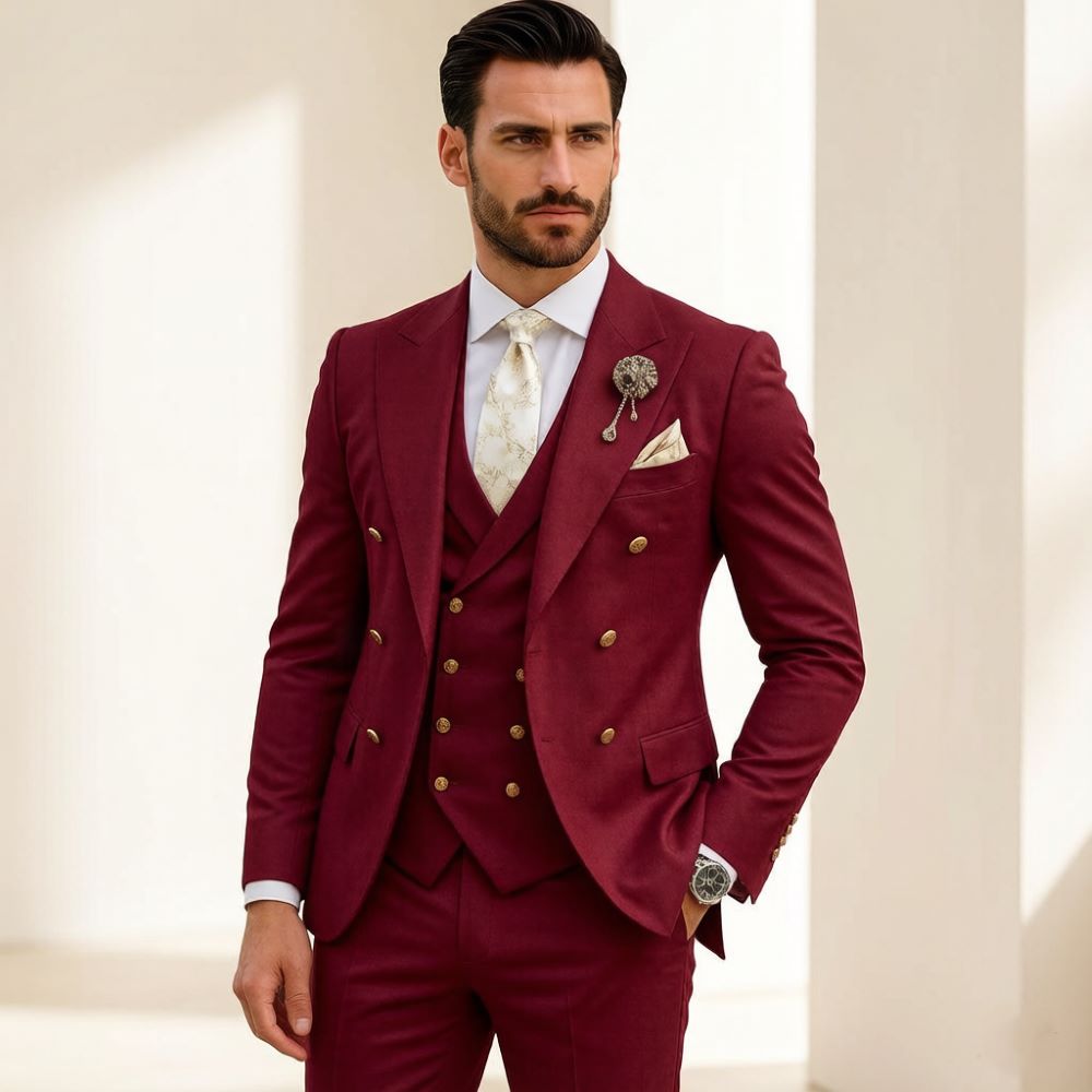 Erkek Fildişi Düğün Takımı Sli - Men Formal Wear Modern incelemesi ve fiyatı