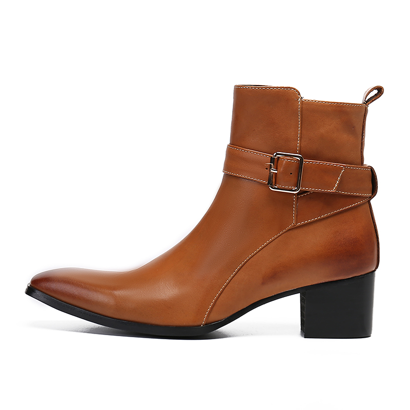 Kış Kahverengi Toka Sivri erke - Men Formal Wear With Boots incelemesi ve fiyatı