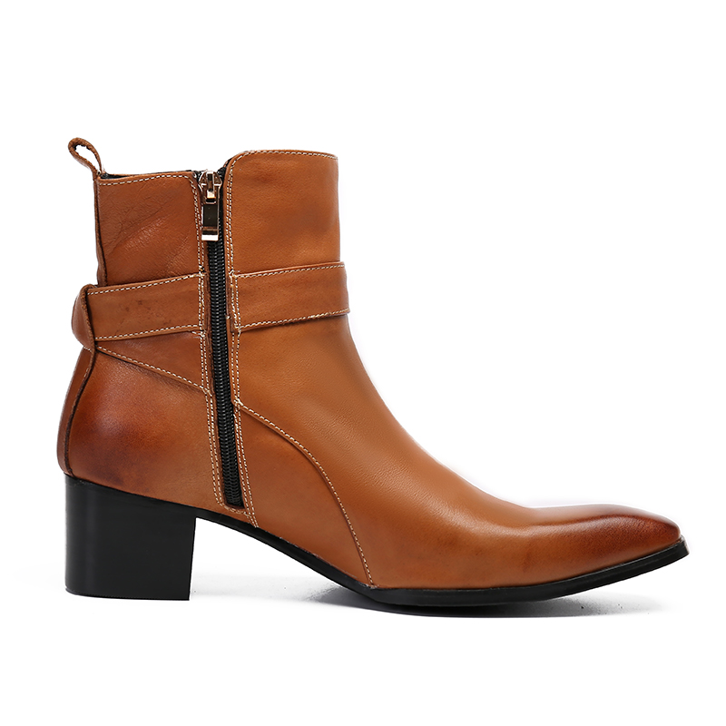 Kış Kahverengi Toka Sivri erke - Men Formal Wear With Boots incelemesi ve fiyatı
