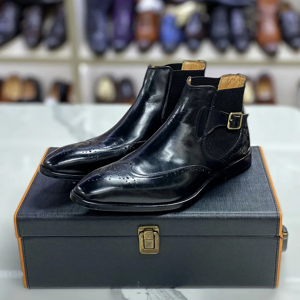 Erkek Gerçek İnek Deri Ayak Bi - Men Formal Wear With Boots incelemesi ve fiyatı