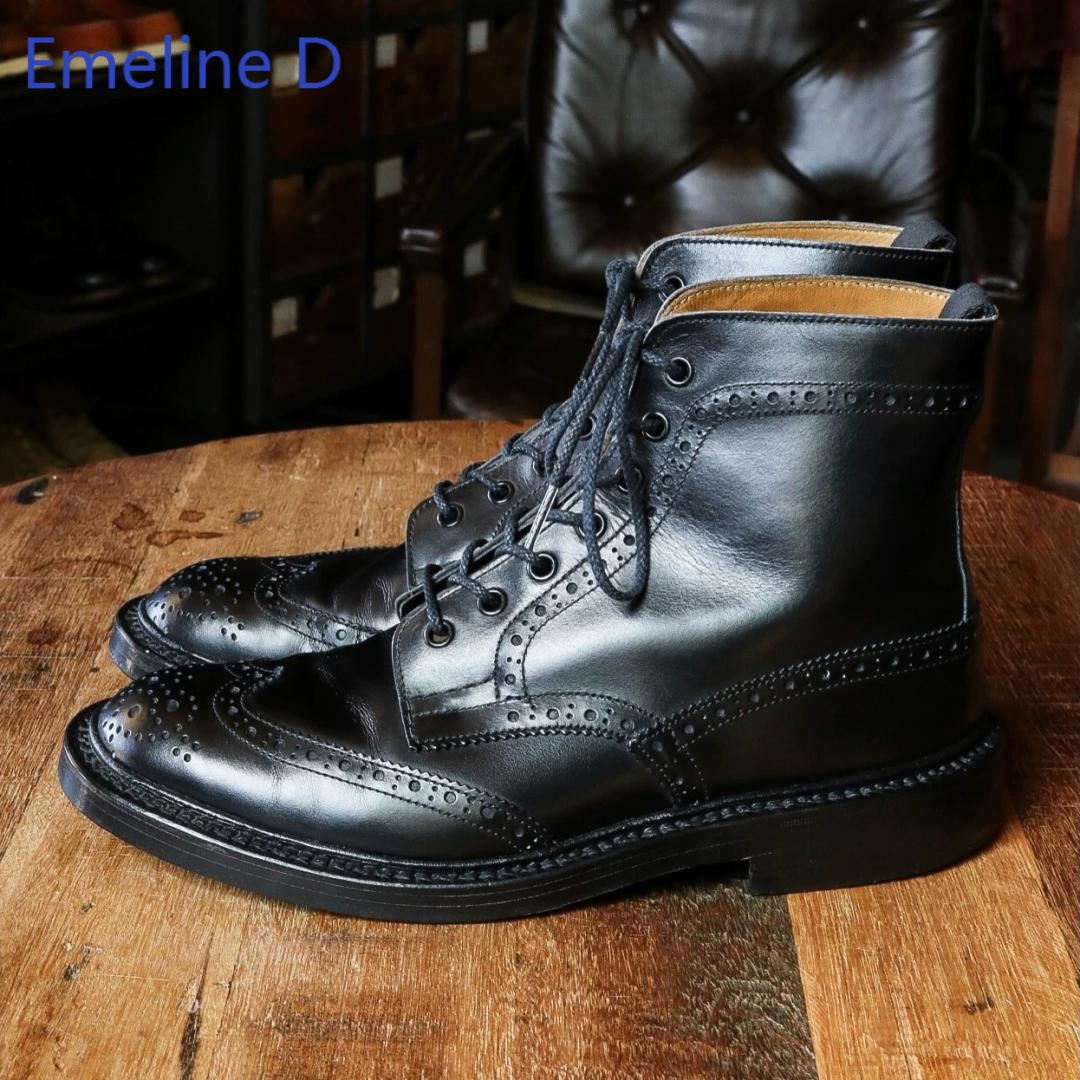 Erkek Brogue Bilekli Botlar, H - Formal Men Daily Wear Footwear incelemesi ve fiyatı
