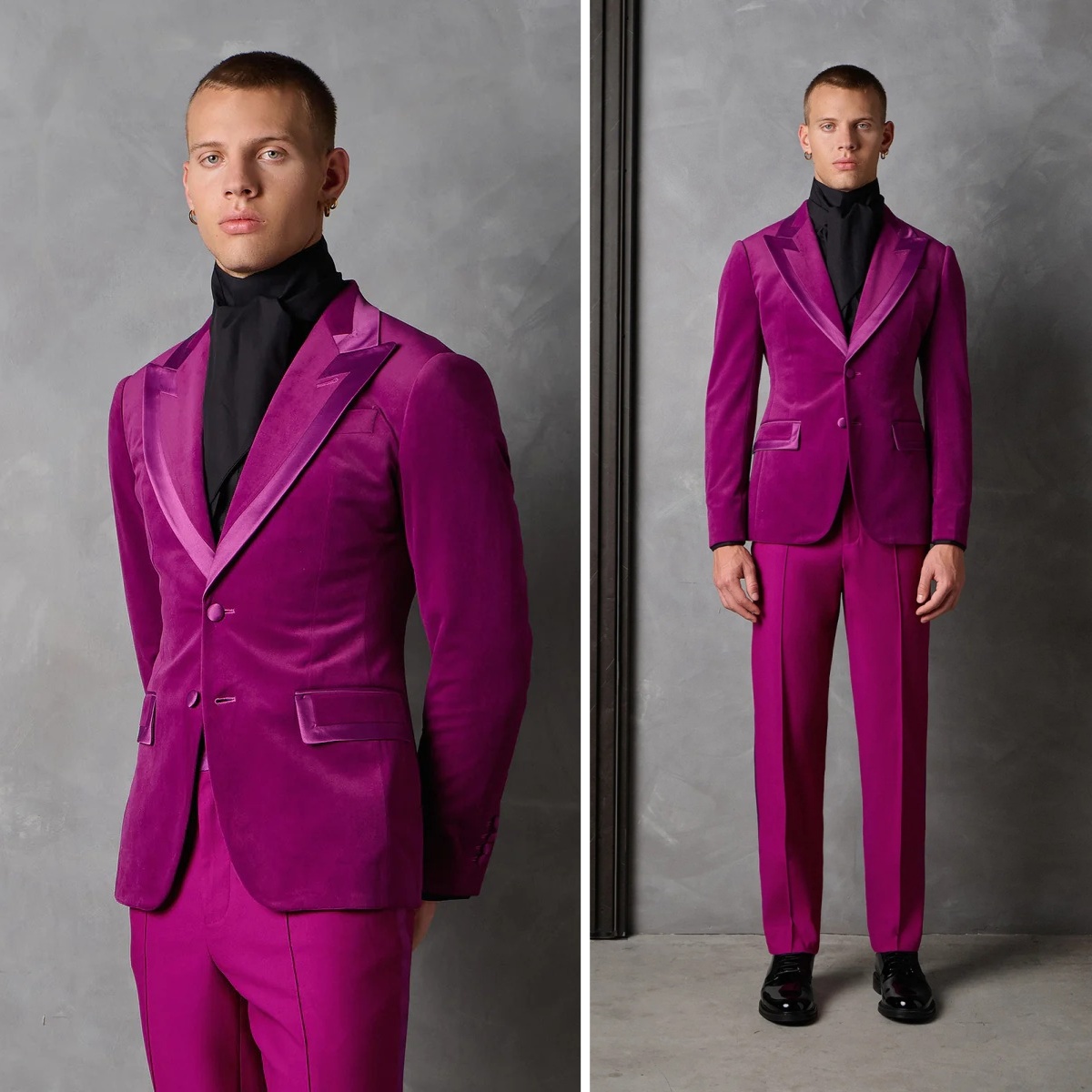 Şık Erkek Düğün Smokini Kadife - Men Formal Wear Modern incelemesi ve fiyatı