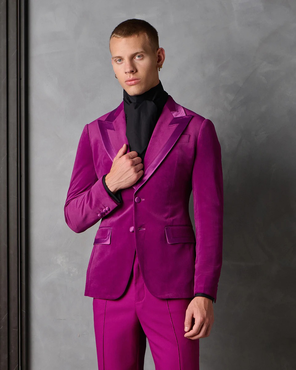 Şık Erkek Düğün Smokini Kadife - Men Formal Wear Modern incelemesi ve fiyatı