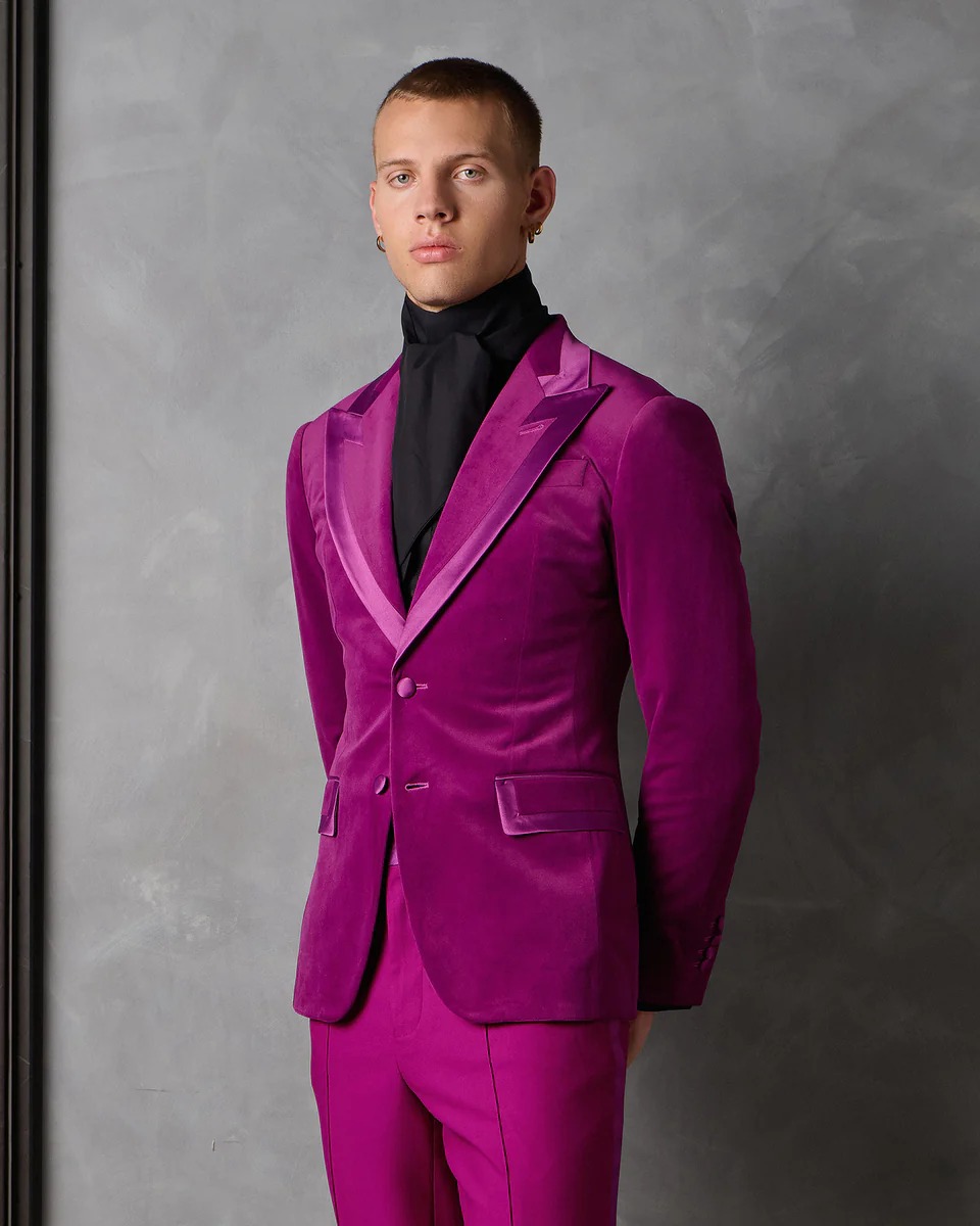 Şık Erkek Düğün Smokini Kadife - Men Formal Wear Modern incelemesi ve fiyatı