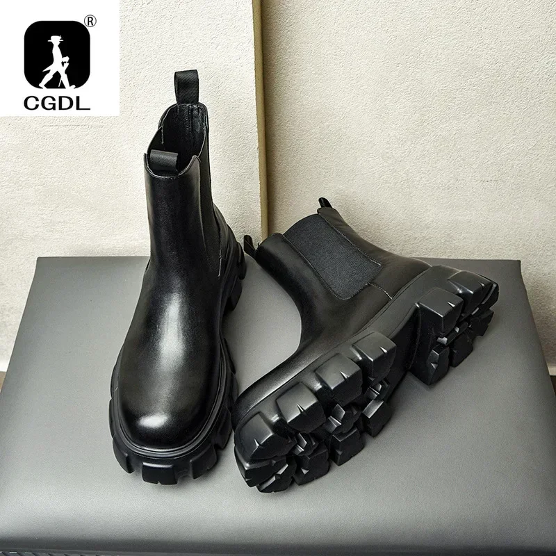 Hakiki deri kalın-soled erkekl - Men Formal Wear With Boots incelemesi ve fiyatı