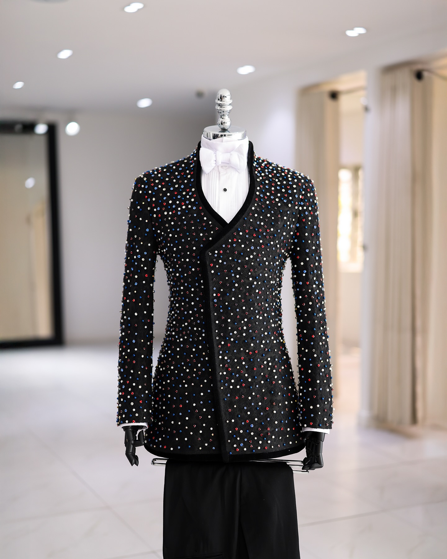 Renkli Kristal Detaylı Erkek T - Men Formal Wear Modern incelemesi ve fiyatı